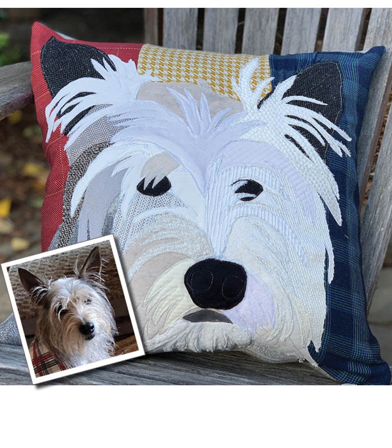 Custom Dog Pillow, Personalized Pet Portrait, Pet Memorial, Pet Loss Gift, Dog Lovers Gift, Dog Mom Gift, Pet Sympathy Gift image 4