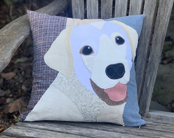 Labrador Dog Pillow, Pet Pillow, Dog Decor, Dog Lover Gift, Cushion Cover