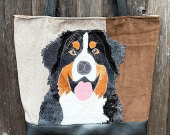 Bernese Mountain Dog Tote Bag