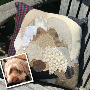 Custom Dog Pillow, Personalized Pet Portrait, Pet Memorial, Pet Loss Gift, Dog Lovers Gift, Dog Mom Gift, Pet Sympathy Gift image 8