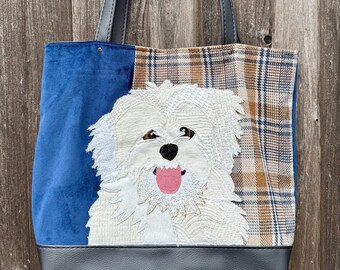 Maltese Dog Tote Bag