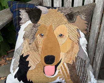 Collie Dog Pillow Cover