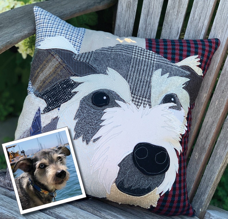 Australian Shepherd Dog Pillow, Pet Pillow, Dog Decor, Dog Lover Gift, Cushion Cover image 5
