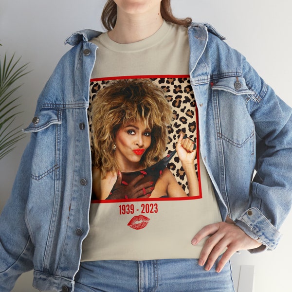 Kiss Tina Turner, Tina Tee, RIP Tina Turner, Tina Memorial, 2023 Death, Remembrance, Tina remembered, Tina Turner shirt, Tina shirt, Queen