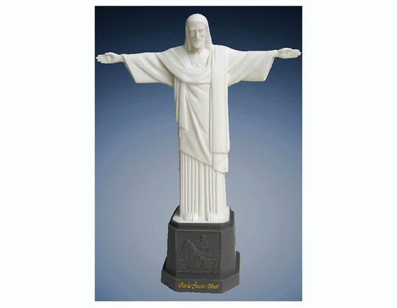 140 Christ The Redeemer Statue Resin Jesus Rio De Janeiro Etsy 140 Christ The Redeemer Statue Resin Jesus Rio De Janeiro Etsy