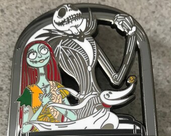 Pin SALLY ZERO JACK Skellington in Haunted Mansion Doombuggy 3 inch Jumbo Fantasy Limited Edition