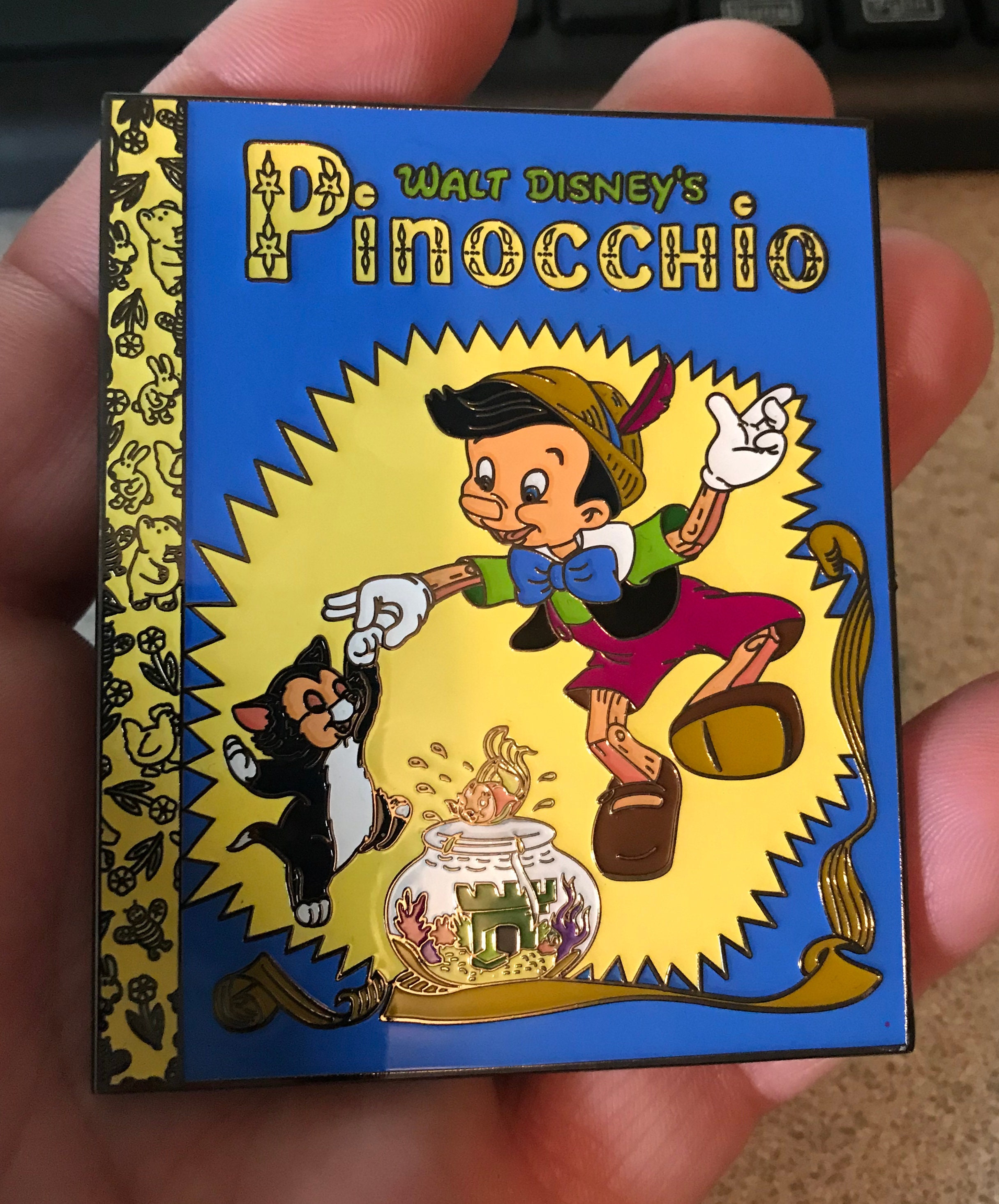 Figaro Pinocchio Disney Cat Fantasy Pin Limited Edition Le