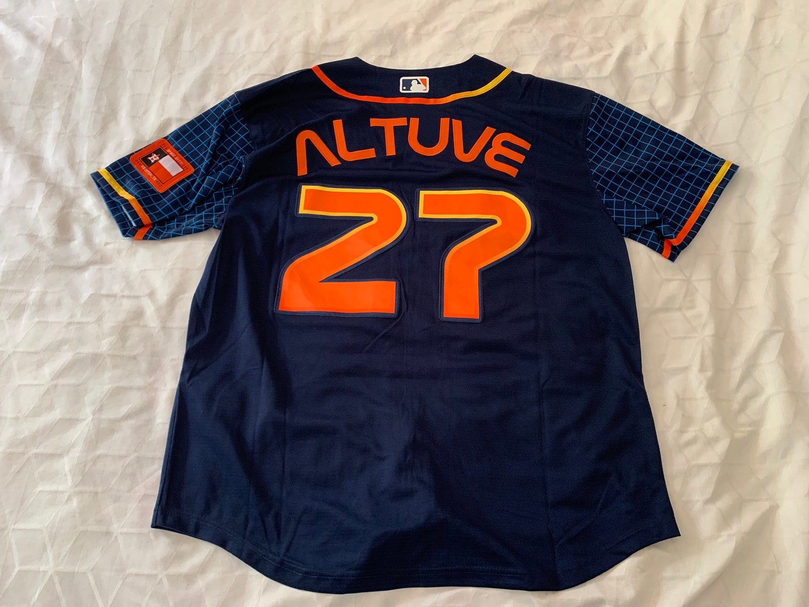 Houston Astros Jose Altuve Space City XL Black Jersey New With Etsy