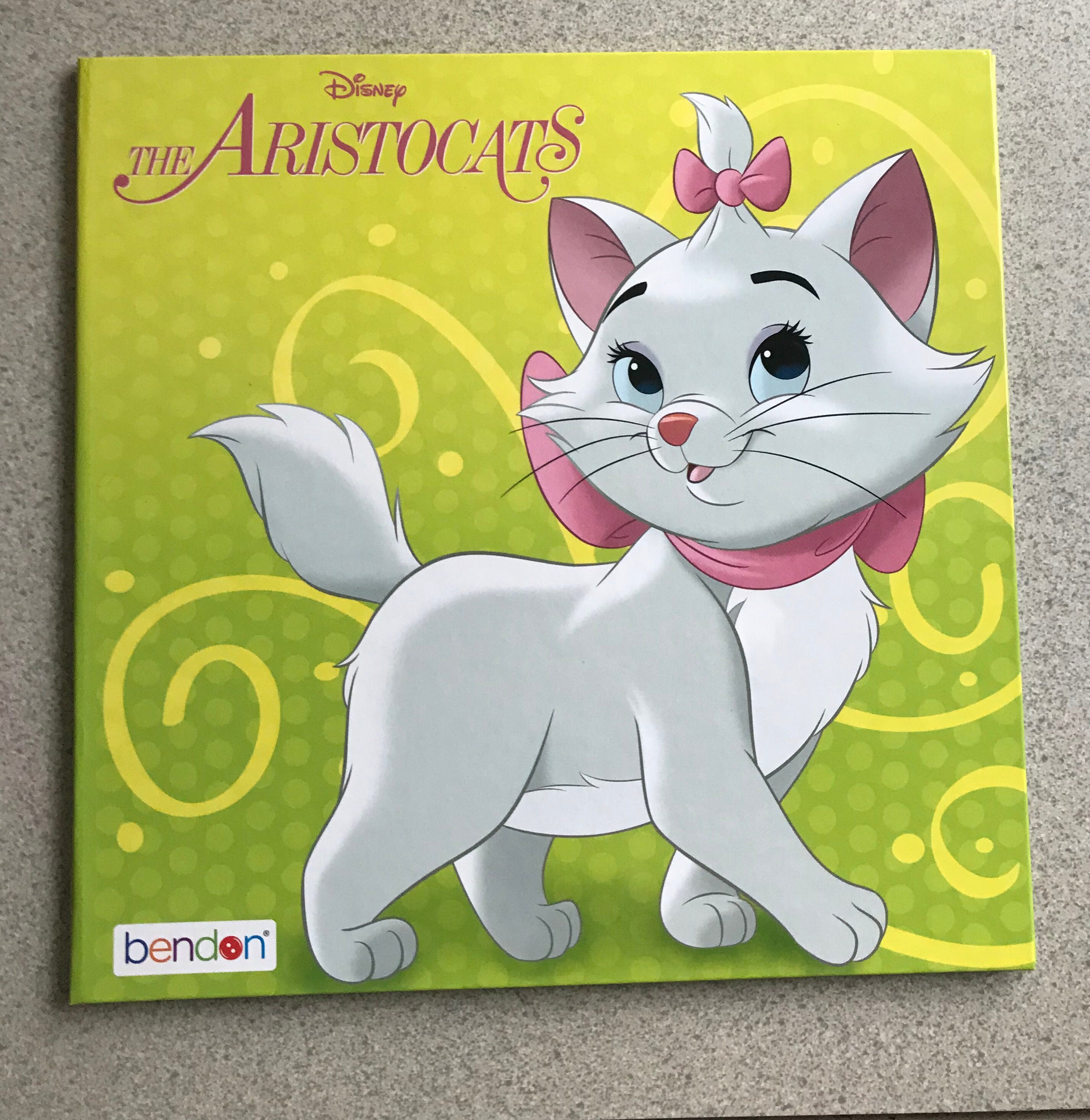 Aristocats Disney Book Marie Duchess Toulouse Berlioz Thomas Etsy
