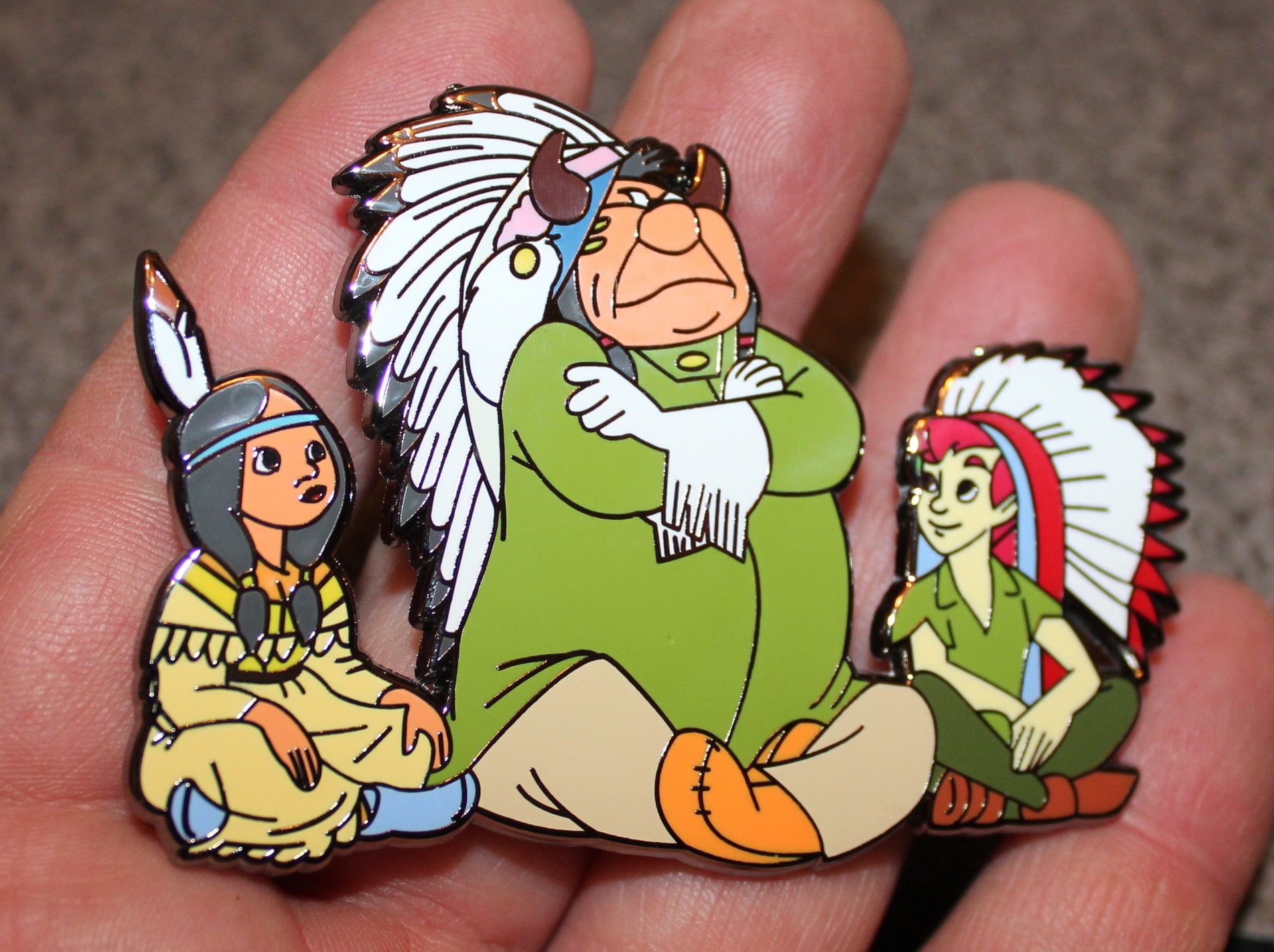 Pin PETER PAN Tiger Lily Indian Chief Limited Edition 25 Le-25 | Etsy