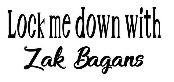 Zak Bagans Quote Decal