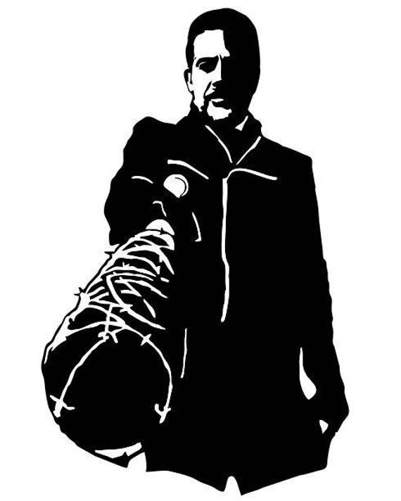 Download Negan Walking Dead Zombie Halloween Horror Vinyl Car Decal | Etsy