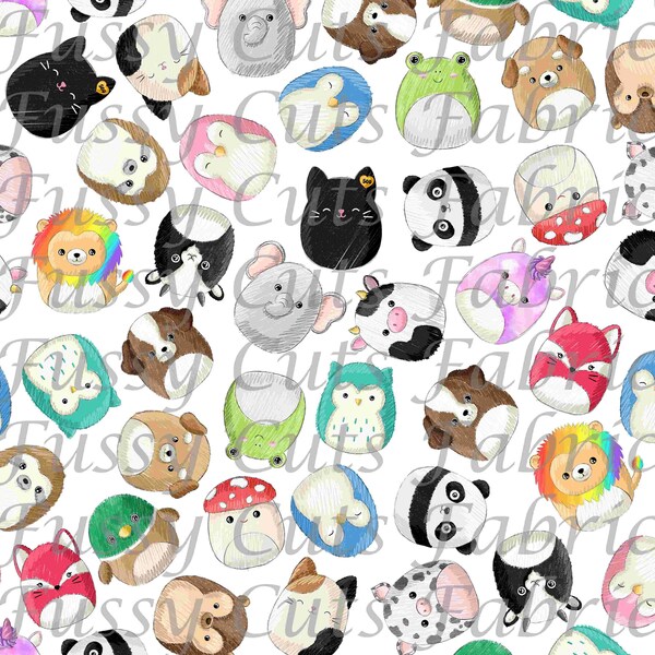 Squishmallow Fabric by the Yard Etsy