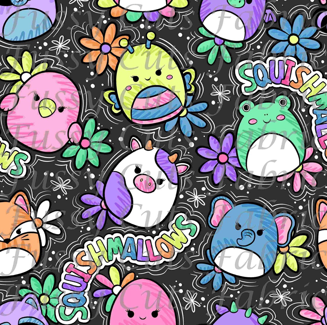 Squishmallows Fabric Squishy Toy Fabric Toy Fabric Etsy