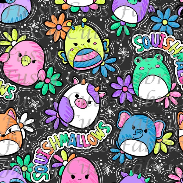 Squishmallow Fabric by the Yard - Etsy