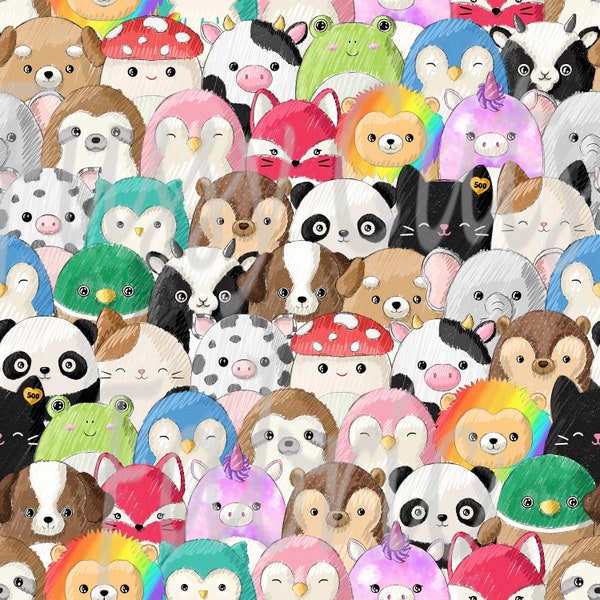 Fabric by the Yard Squishmallow - Etsy UK