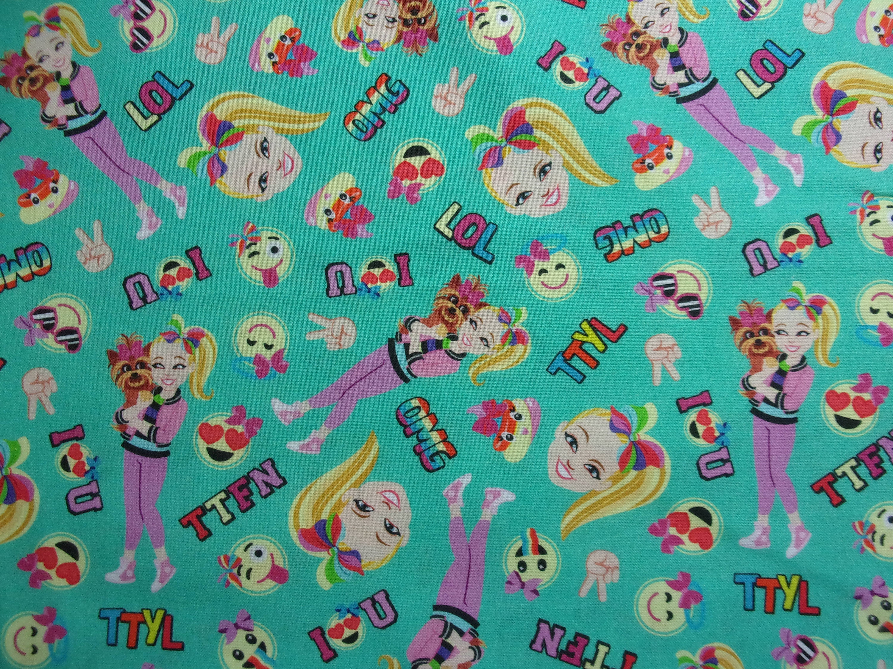 Jojo Rainbow Friends Fabric Jojo Siwa Cotton Fabric 100% | Etsy