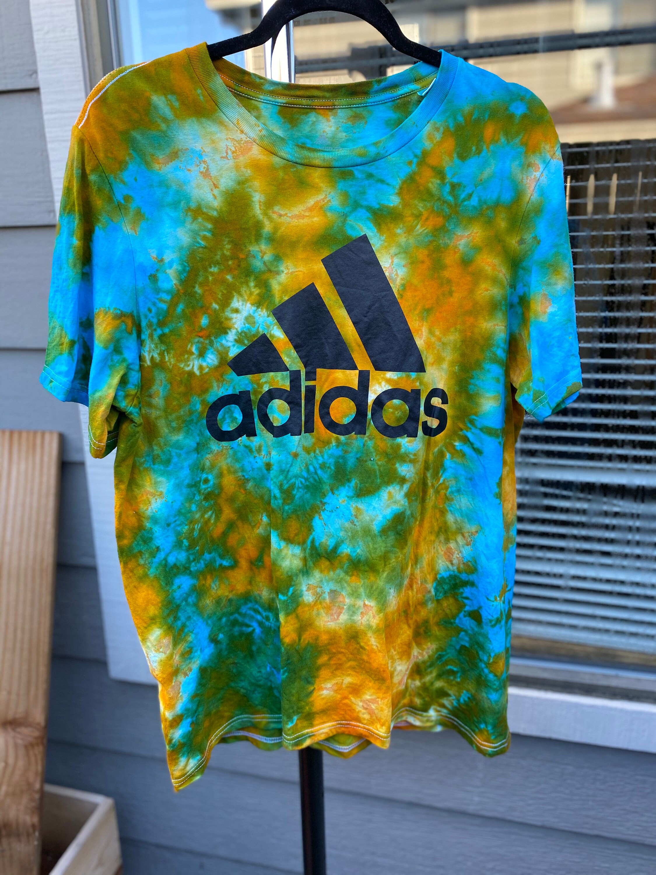 Adidas Tie Dye TShirt Etsy