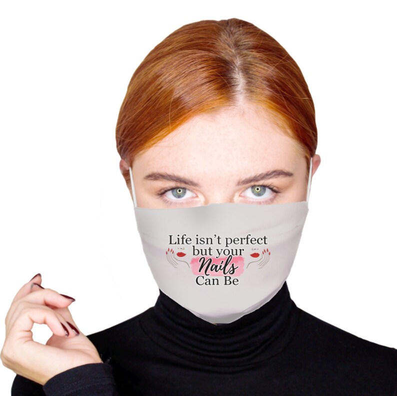 Nail Technician Face Mask Manicurist Mask Washable Fabric Etsy