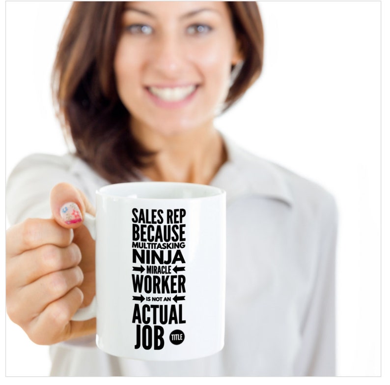 Sales Rep Gift Mug Sales Representative Coffee Cup Etsy
