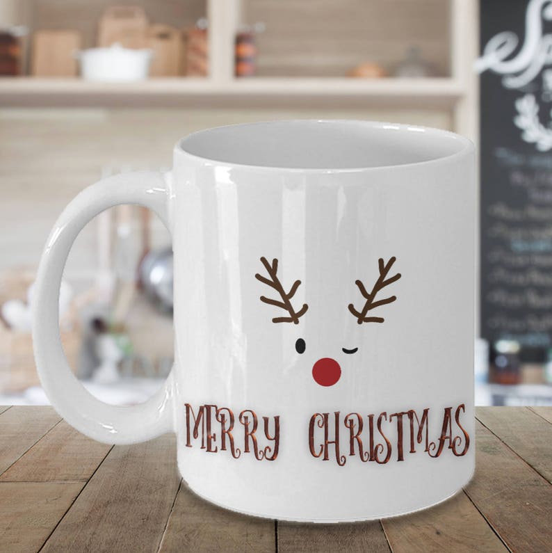 Rudolph Holiday Gift Mug Christmas Coffee Mug Rudolph Etsy UK