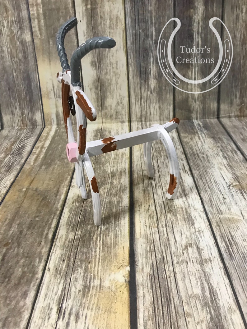 Horseshoe Goat Horseshoe Art Horseshoe Decor Farm Pet Home Etsy