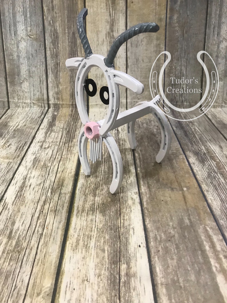Horseshoe Goat Horseshoe Art Horseshoe Decor Farm Pet Home Etsy
