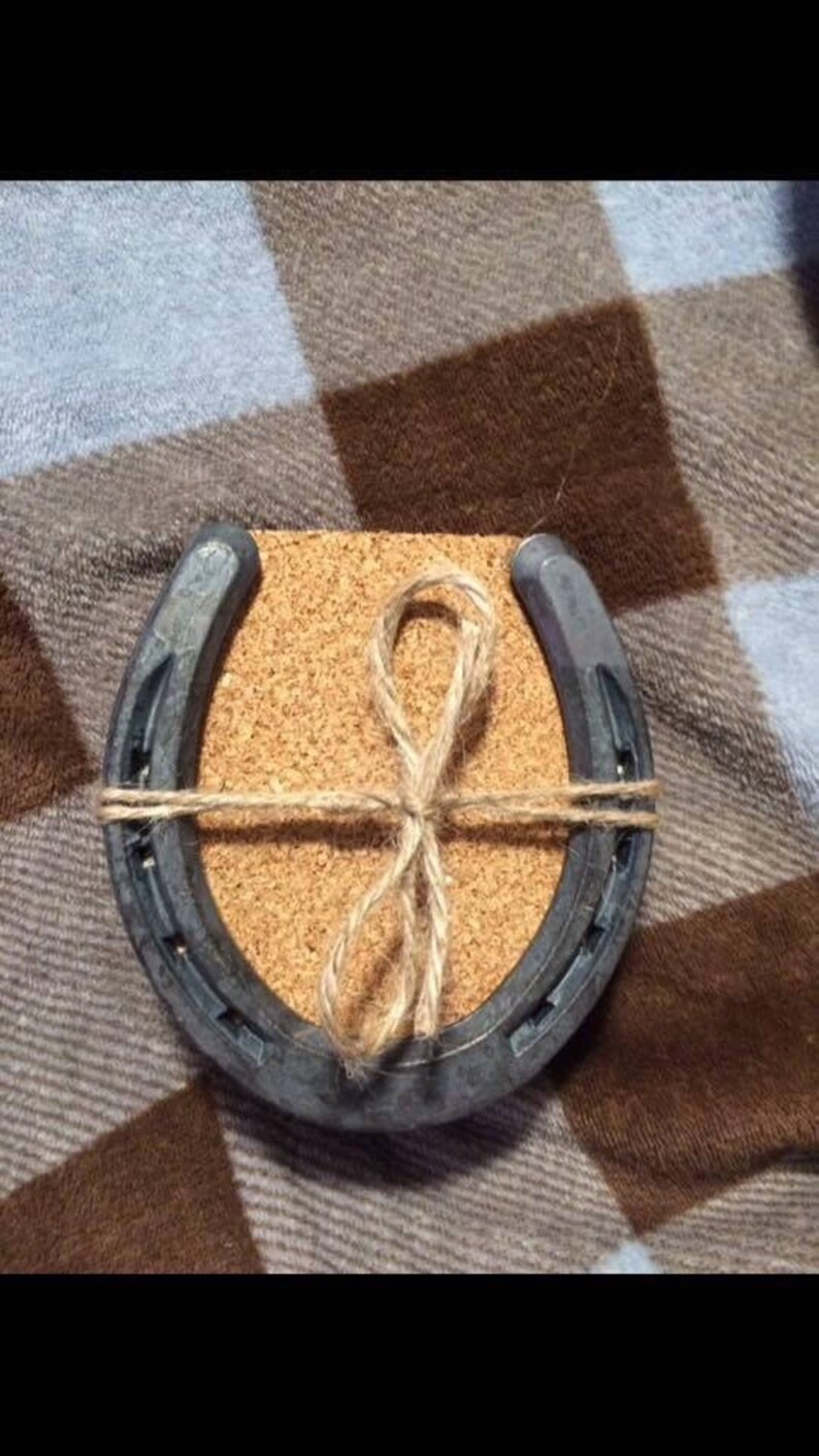 Horseshoe Coasters Horseshoe Decor Horseshoe Art Home Decor Etsy