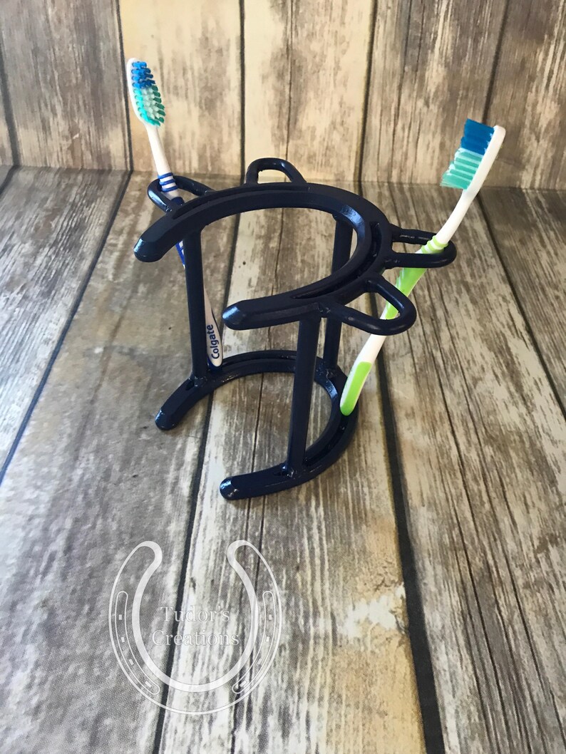 Horseshoe Toothbrush Holder Horseshoe Decor Horseshoe Art Home Etsy