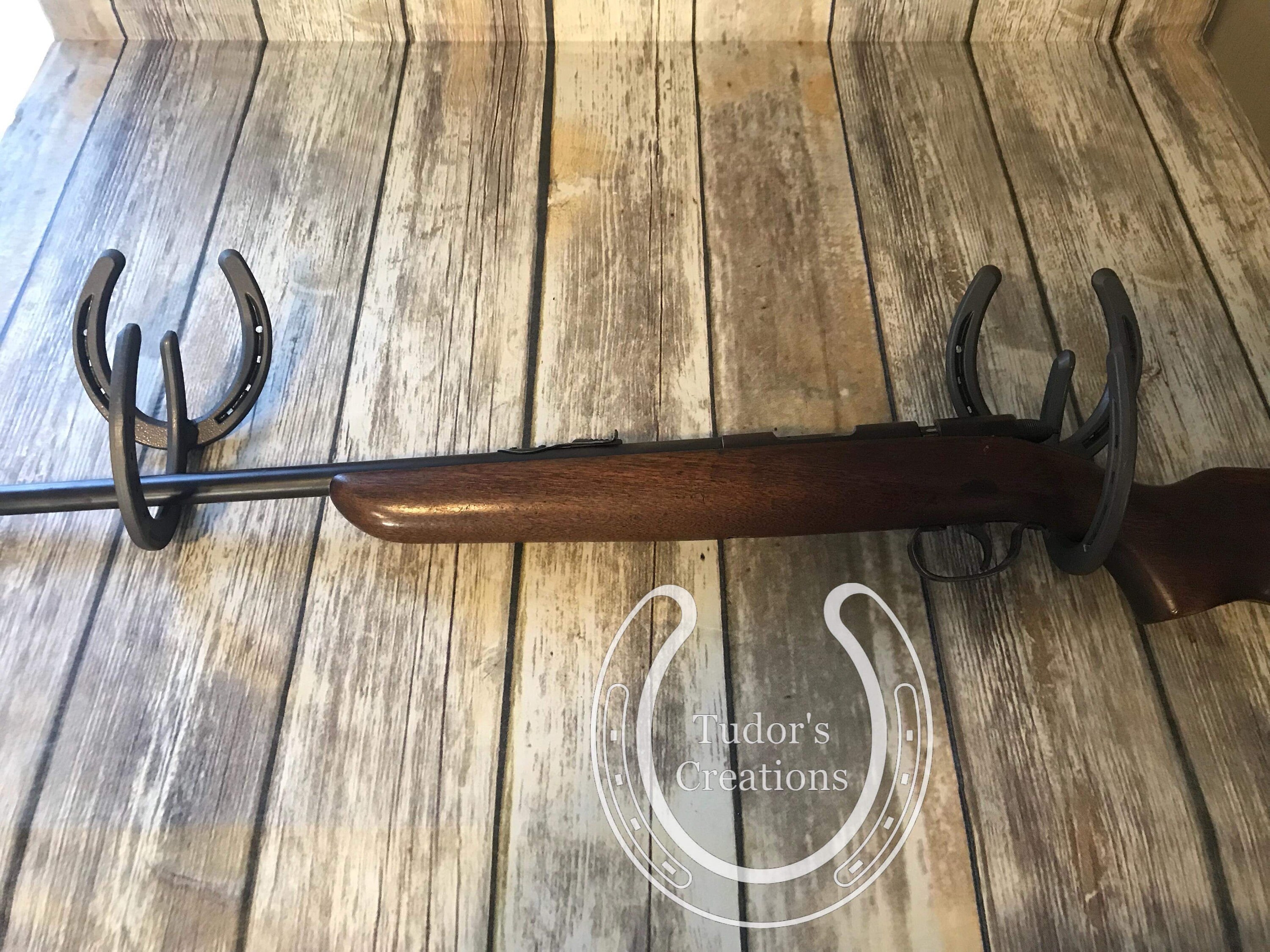 Horseshoe Gun Rack Curtain Rod Holders Horseshoe Decor | Etsy