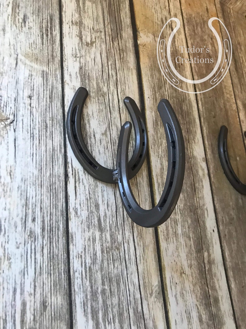 Horseshoe Gun Rack Curtain Rod Holders Horseshoe Decor Etsy