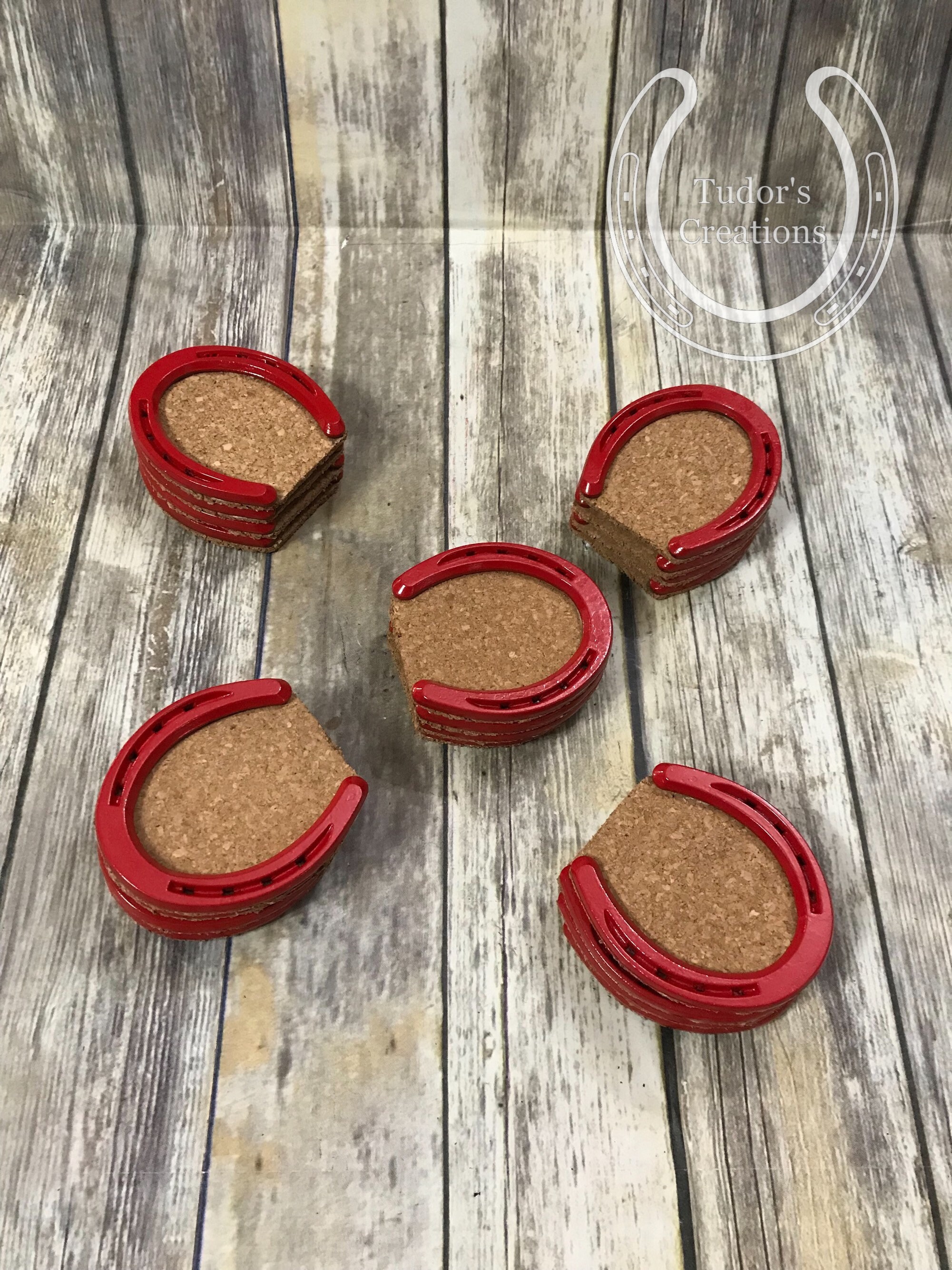 Horseshoe Coasters Horseshoe Decor Horseshoe Art Home Decor Etsy