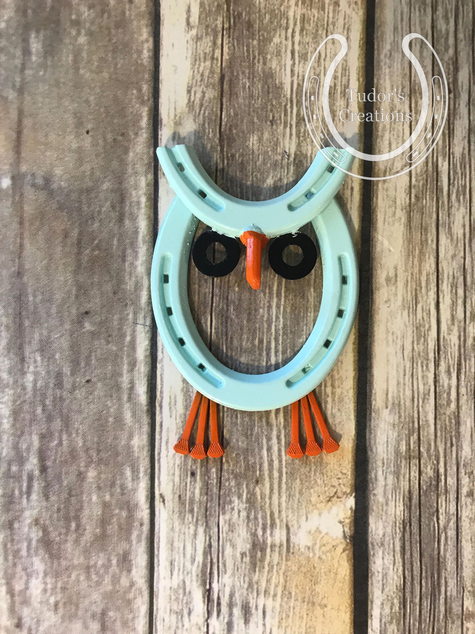 Horseshoe Owl Wall Art Horseshoe Decor Horseshoe Art Home Etsy
