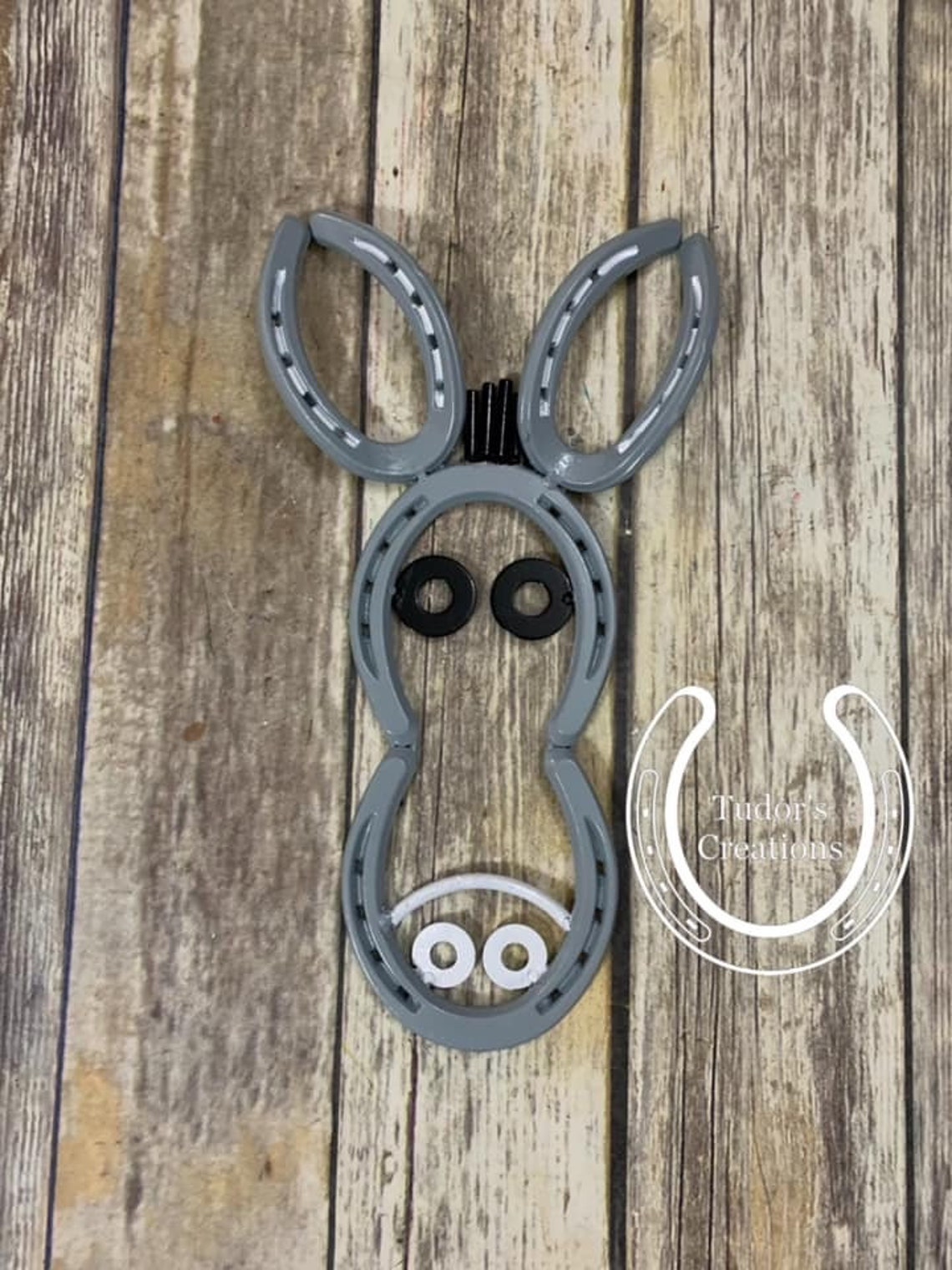 Horseshoe Donkey Mule Face Horseshoe Decor Horseshoe Art Farm Etsy