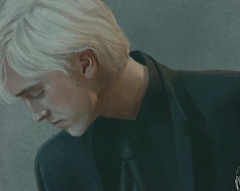 Impresión de arte digital de Draco Malfoy