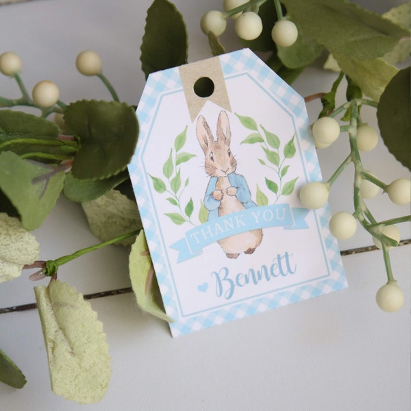 Peter Rabbit Thank You Tags - Etsy