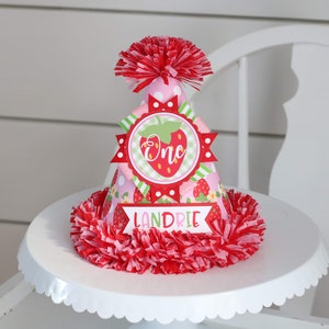 Strawberry party hat clearance