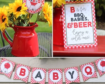 Bbq Baby Shower Etsy Bbq Baby Shower Etsy