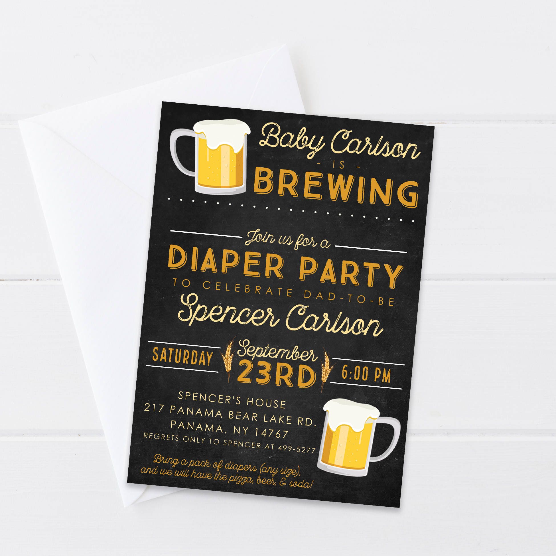 Baby diaper party sale