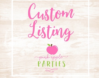 Custom Listing (Jaci Fairchild)
