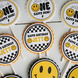 thumbnail image 2 of One Happy Dude Smiley Face SVG PNG First Birthday 1st Birthday One Cool 2 of 12