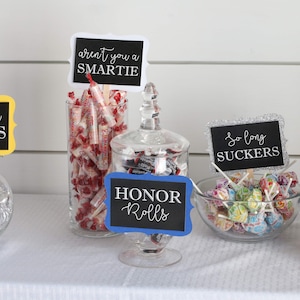 Graduation Candy Bar Labels, Graduation Party Decor, Grad Candy Bar, 2026 Decorations, Sweets Table Candy Buffet, Choose Your Colors! image 3