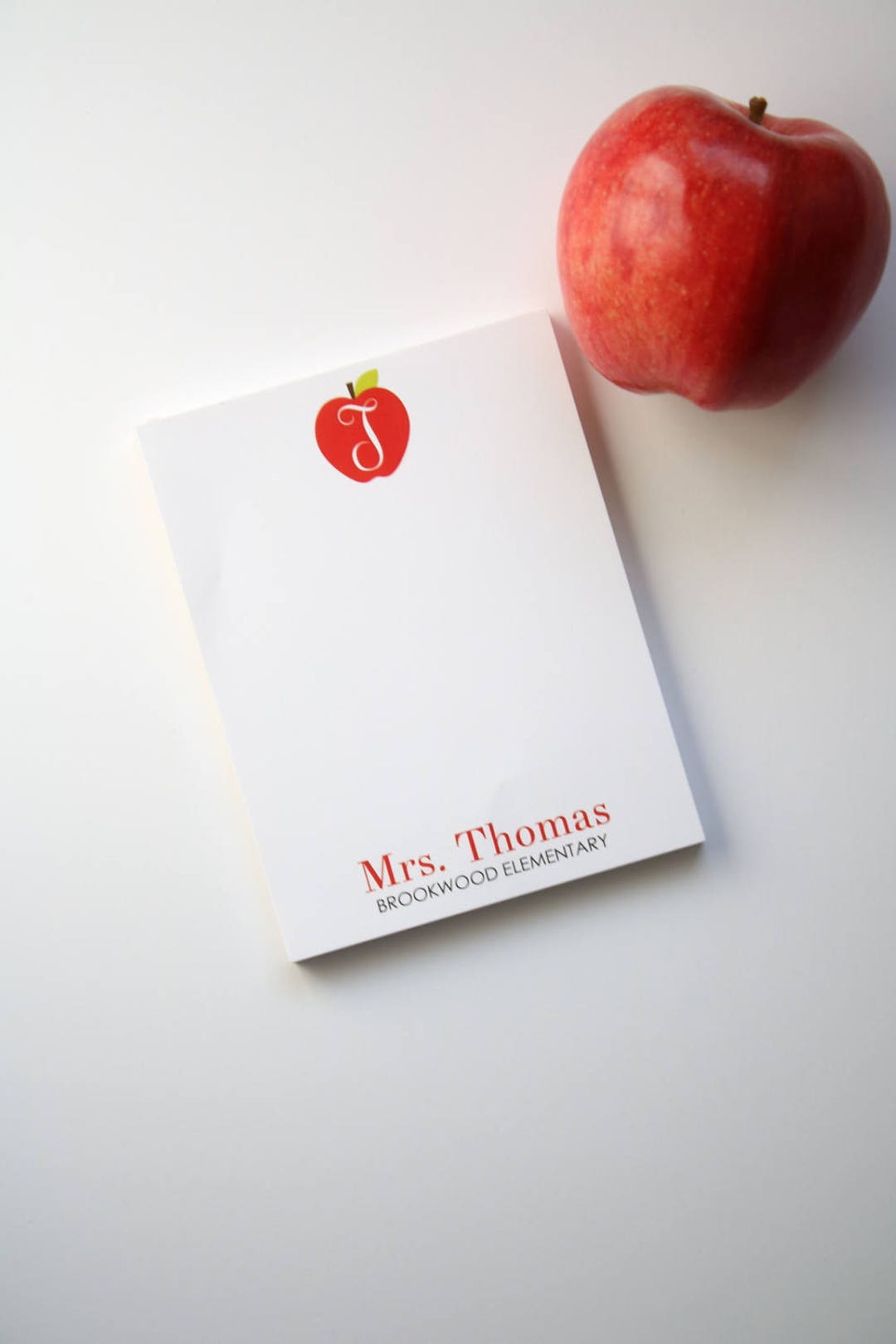 Personalized Teacher Notepad - Teacher Appreciation Gift - End of Year ...