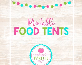 PRINTABLE - Food Tent Labels