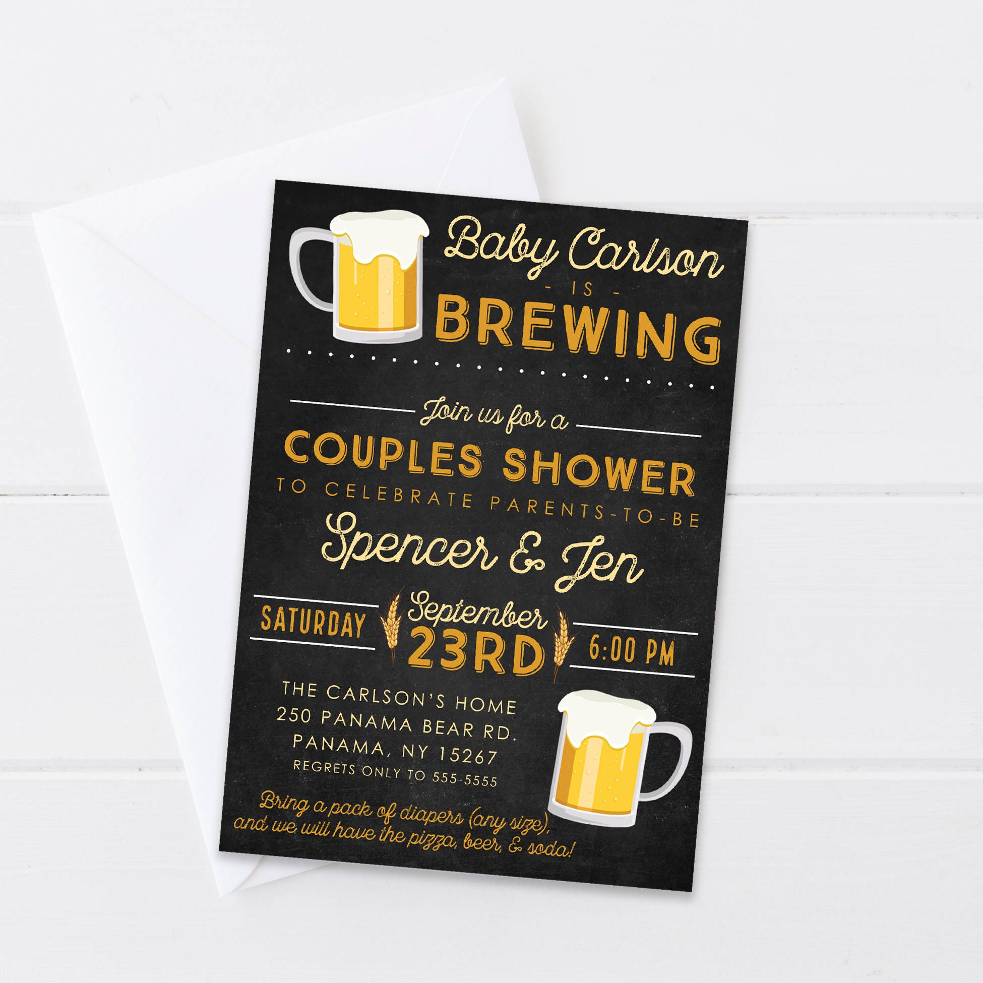 Beer Baby Shower Baby Brewing Couples Baby Shower Babies photo
