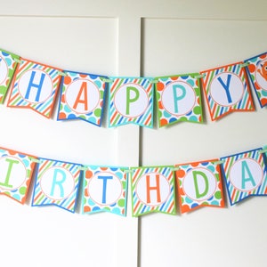 Monster Birthday Banner - Little Monster Birthday Decorations Fully Assembled - Monster Bash Birthday Party Banner
