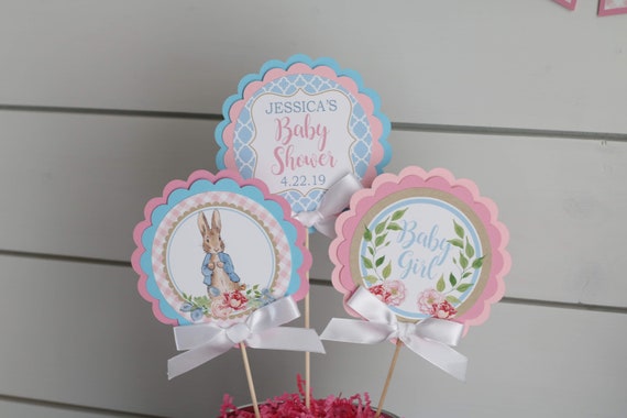 Peter Rabbit Shower Party Circles: Baby Shower Decor