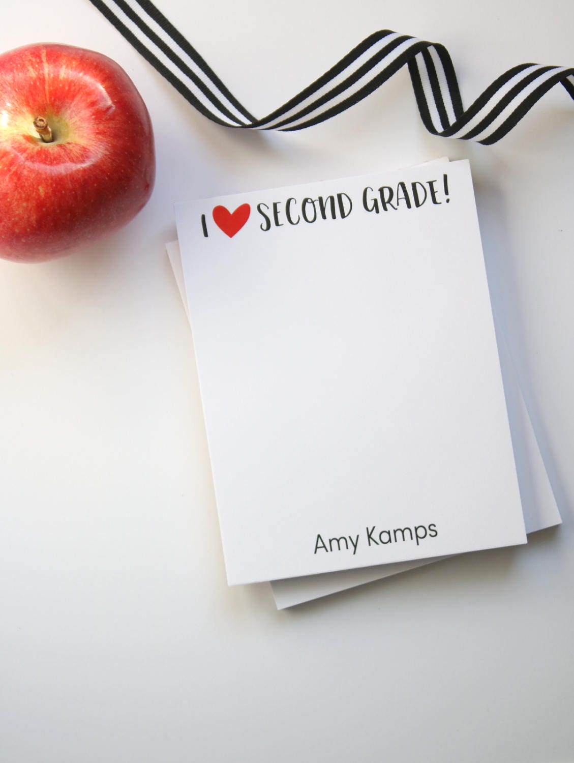 Gift for Special Teachers - Custom Teacher Notepad - Personalized ...