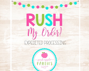 Rush Order Fee