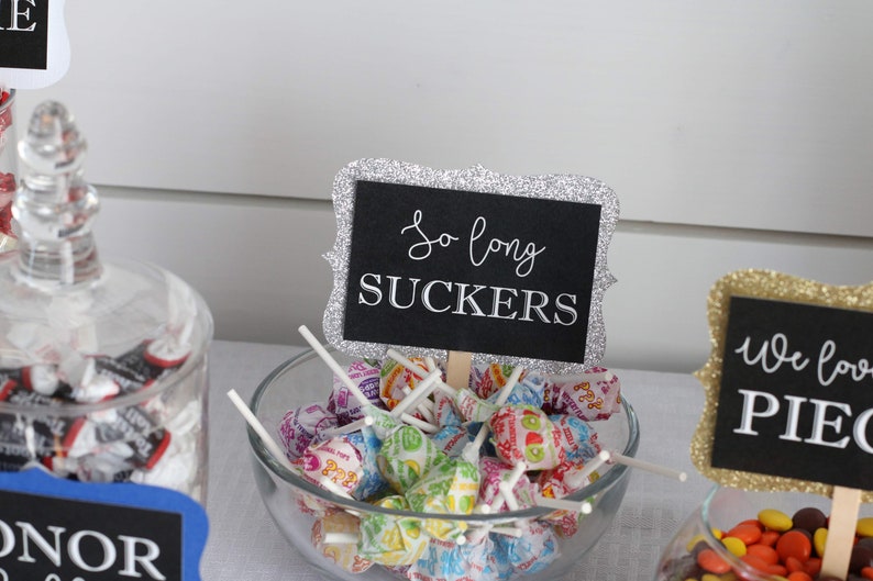 Graduation Candy Bar Labels, Graduation Party Decor, Grad Candy Bar, 2026 Decorations, Sweets Table Candy Buffet, Choose Your Colors! image 6